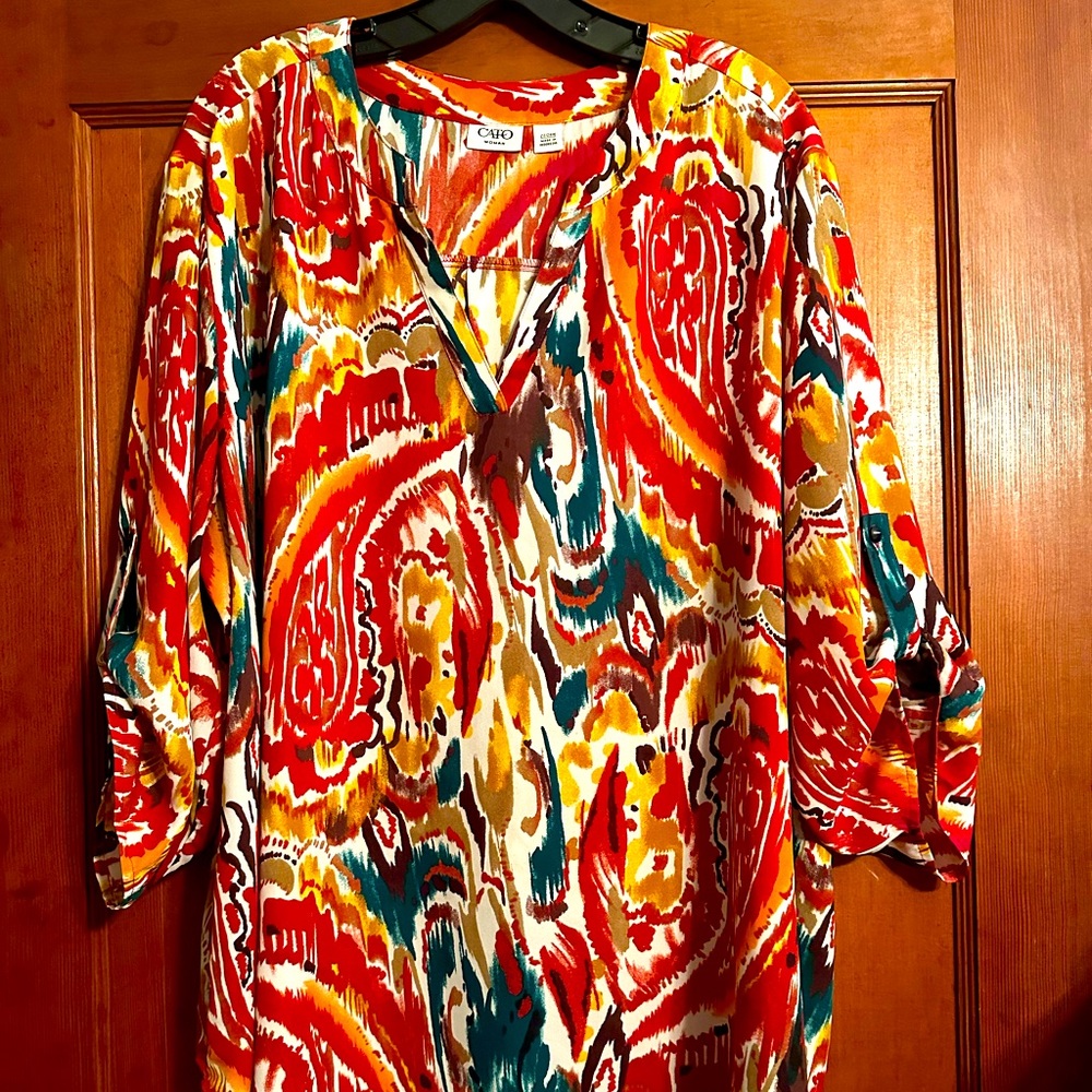 Top- multi colored